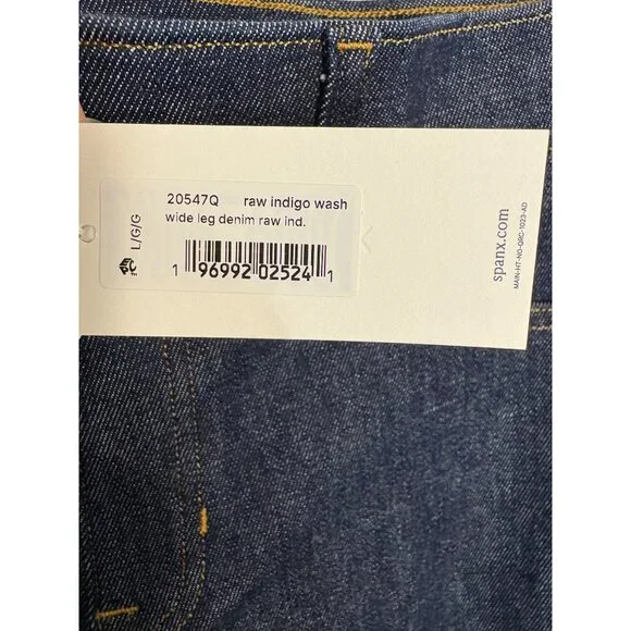 SPANX Navy Wide Leg Pants - Picture 6 of 14